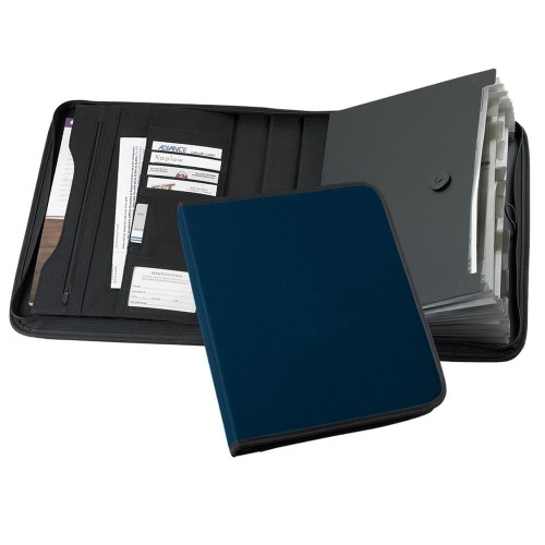 Tribeca-Accordion Zipper Portfolio-Nylon-Navy Tribeca-Accordion Zipper Portfolio-Nylon-Navy
