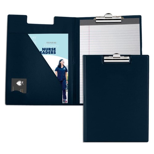 Sealed Letter Clipboard-Suedene-Navy