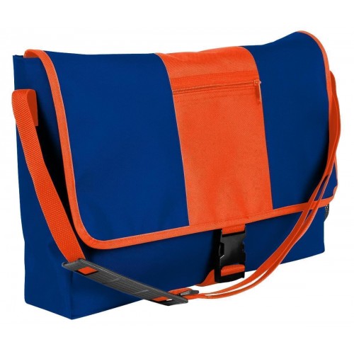USA Made Nylon Poly Dad Shoulder Bags, Royal Blue-Orange, OHEDA19A0J USA Made Nylon Poly Dad Shoulder Bags, Royal Blue-Orange, OHEDA19A0J