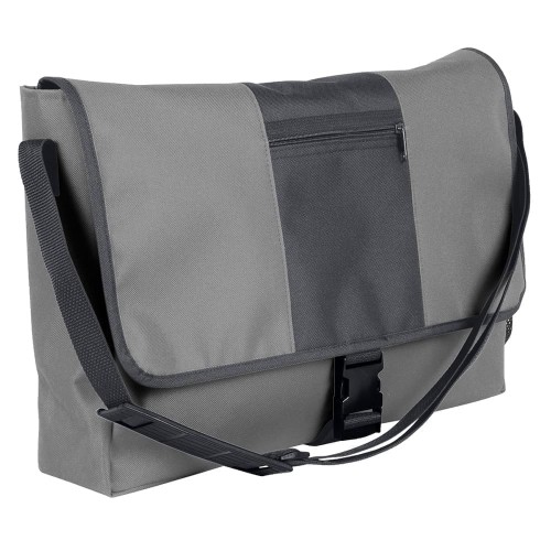 USA Made Nylon Poly Dad Shoulder Bags, Grey-Graphite, OHEDA19A1F