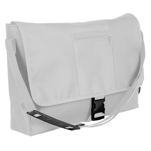 USA Made Nylon Poly Dad Shoulder Bags, White-White, OHEDA19A3P