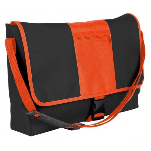 USA Made Nylon Poly Dad Shoulder Bags, Black-Orange, OHEDA19AOJ USA Made Nylon Poly Dad Shoulder Bags, Black-Orange, OHEDA19AOJ