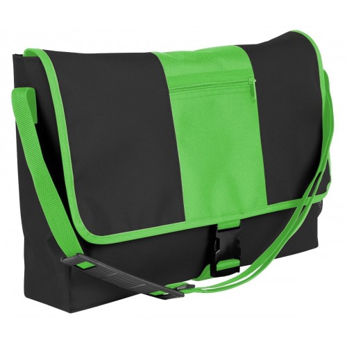 USA Made Nylon Poly Dad Shoulder Bags, Black-Lime, OHEDA19AOY USA Made Nylon Poly Dad Shoulder Bags, Black-Lime, OHEDA19AOY