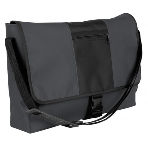 USA Made Nylon Poly Dad Shoulder Bags, Graphite-Black, OHEDA19ARC