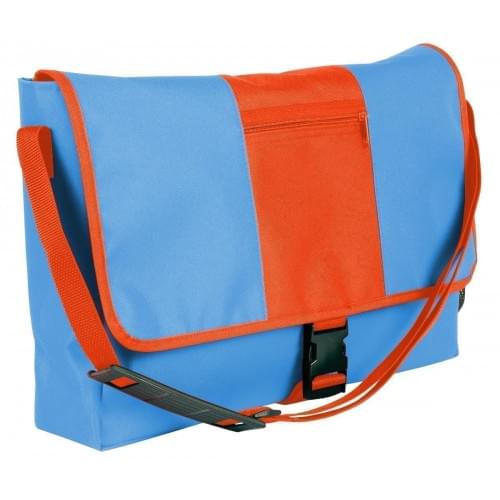 USA Made Nylon Poly Dad Shoulder Bags, Columbia-Orange, OHEDA19AUJ