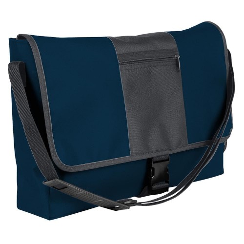 USA Made Nylon Poly Dad Shoulder Bags, Navy-Graphite, OHEDA19AWF USA Made Nylon Poly Dad Shoulder Bags, Navy-Graphite, OHEDA19AWF