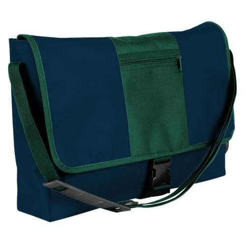 USA Made Nylon Poly Dad Shoulder Bags, Navy-Hunter Green, OHEDA19AWV