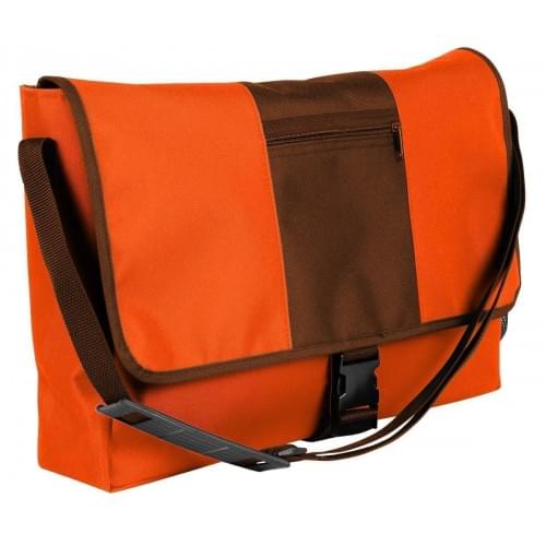 USA Made Nylon Poly Dad Shoulder Bags, Orange-Brown, OHEDA19AXD