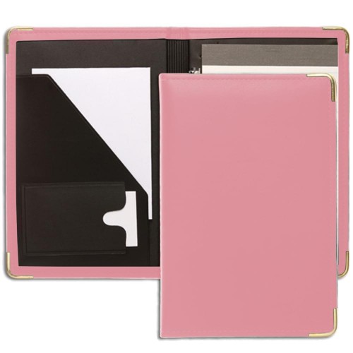 Noble Junior Folder-Faux Leather Vinyl-Pink