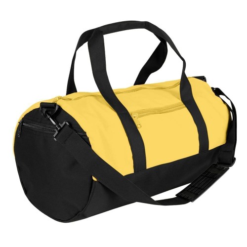USA Made Nylon Poly Athletic Barrel Bags, Gold-Black, PMLXZ2AA4C USA Made Nylon Poly Athletic Barrel Bags, Gold-Black, PMLXZ2AA4C