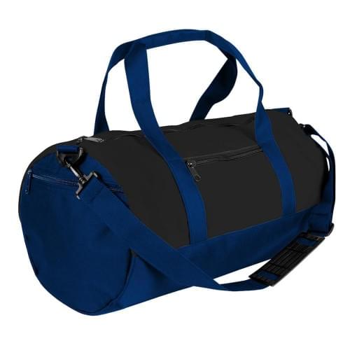 USA Made Canvas Equipment Duffle Bags, Black-Navy, PMLXZ2AAHI