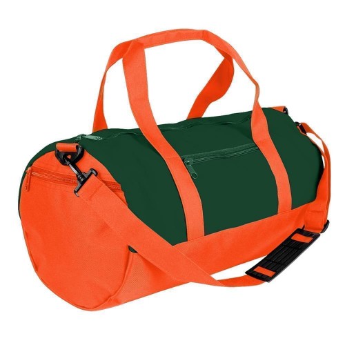 USA Made Canvas Equipment Duffle Bags, Hunter Green-Orange, PMLXZ2AAIJ USA Made Canvas Equipment Duffle Bags, Hunter Green-Orange, PMLXZ2AAIJ