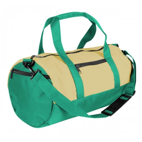 USA Made Heavy Canvas Athletic Barrel Bags, Natural-Kelly Green, PMLXZ2AAVW USA Made Heavy Canvas Athletic Barrel Bags, Natural-Kelly Green, PMLXZ2AAVW