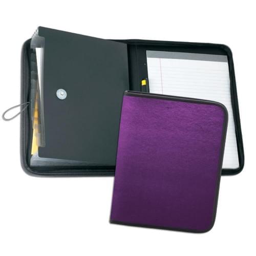 Accordion Letter Folder-600 Denier Nylon or Faux Leather Vinyl-Purple