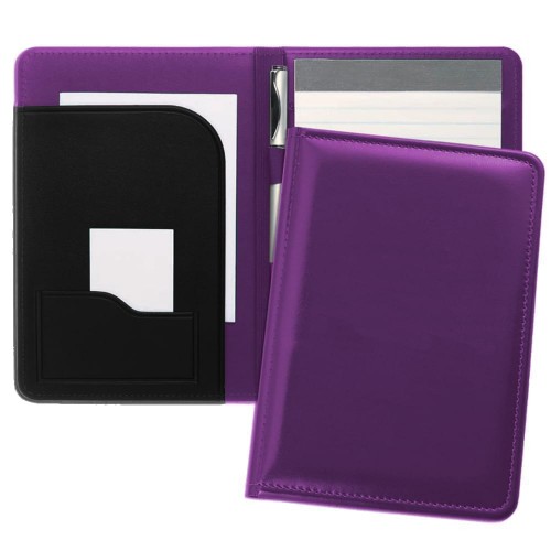 Grainedge Junior Folder-Faux Leather Vinyl-Purple
