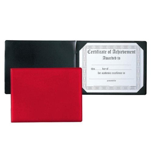 Sealed Certificate Holder-Red