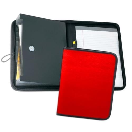 Accordion Letter Folder-600 Denier Nylon or Faux Leather Vinyl-Red