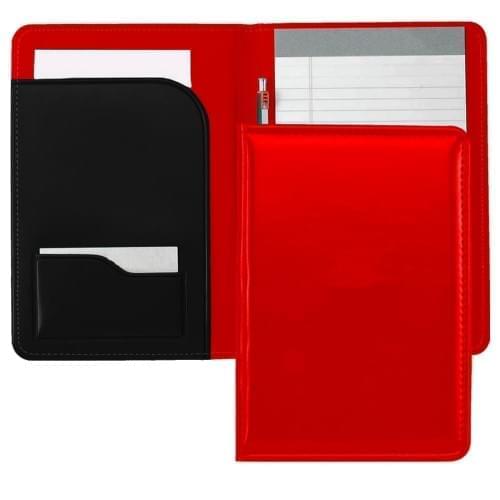 Grainedge Junior Folder-Faux Leather Vinyl-Red