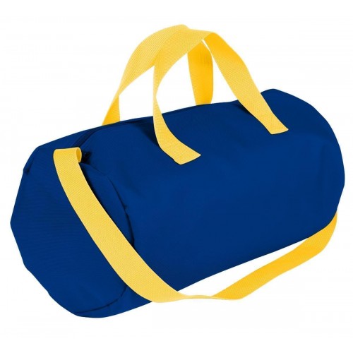 USA Made Nylon Poly Gym Roll Bags, Royal Blue-Gold, ROCX31AA05 USA Made Nylon Poly Gym Roll Bags, Royal Blue-Gold, ROCX31AA05