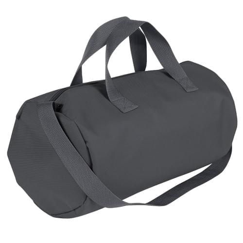 USA Made Nylon Poly Gym Roll Bags, Graphite-Graphite, ROCX31AART