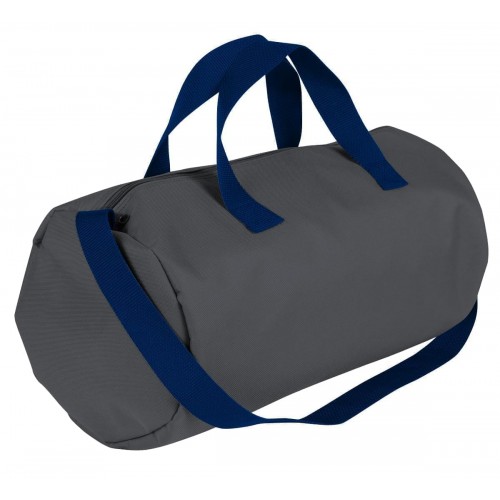USA Made Nylon Poly Gym Roll Bags, Graphite-Navy, ROCX31AARZ