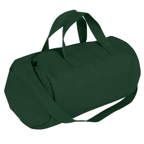 USA Made Nylon Poly Gym Roll Bags, Hunter Green-Hunter Green, ROCX31AASV