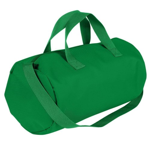 USA Made Nylon Poly Gym Roll Bags, Kelly Green-Kelly Green, ROCX31AATW