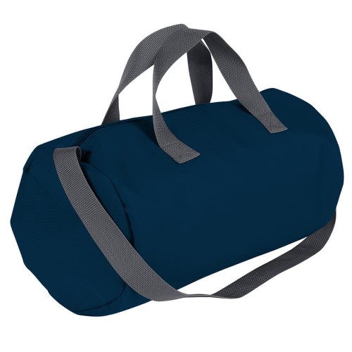 USA Made Nylon Poly Gym Roll Bags, Navy-Graphite, ROCX31AAWT USA Made Nylon Poly Gym Roll Bags, Navy-Graphite, ROCX31AAWT