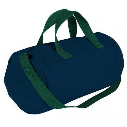 USA Made Nylon Poly Gym Roll Bags, Navy-Hunter Green, ROCX31AAWV