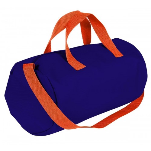 USA Made Nylon Poly Gym Roll Bags, Purple-Orange, ROCX31AAY0