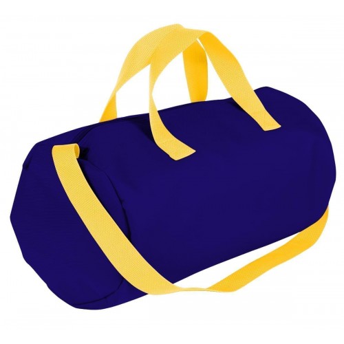 USA Made Nylon Poly Gym Roll Bags, Purple-Gold, ROCX31AAY5 USA Made Nylon Poly Gym Roll Bags, Purple-Gold, ROCX31AAY5