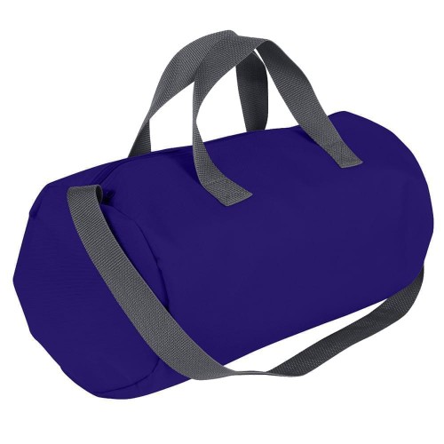 USA Made Nylon Poly Gym Roll Bags, Purple-Graphite, ROCX31AAYT USA Made Nylon Poly Gym Roll Bags, Purple-Graphite, ROCX31AAYT