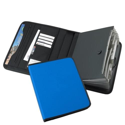 Tribeca-Accordion Portfolio-Nylon-Royal