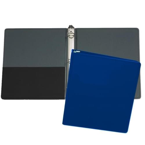 Superior 1" Ring Binder-Faux Leather Vinyl-Royal