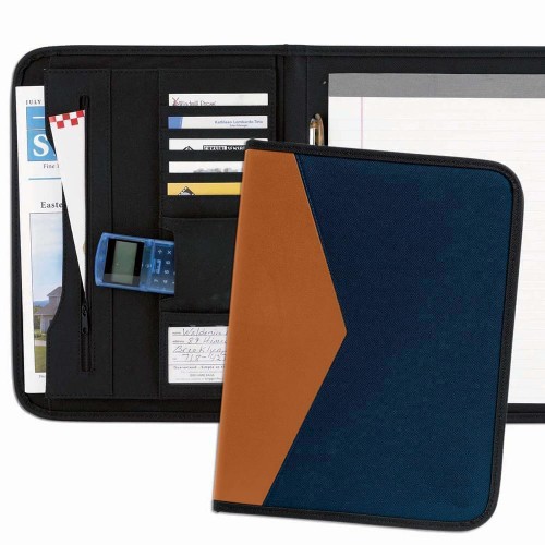 Tribeca 2-Tone Letter Folder-Matte-Tan / Navy Tribeca 2-Tone Letter Folder-Matte-Tan / Navy