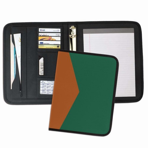 Tribeca Dual Tone 1" Ring Binder-Matte-Tan / Hunter