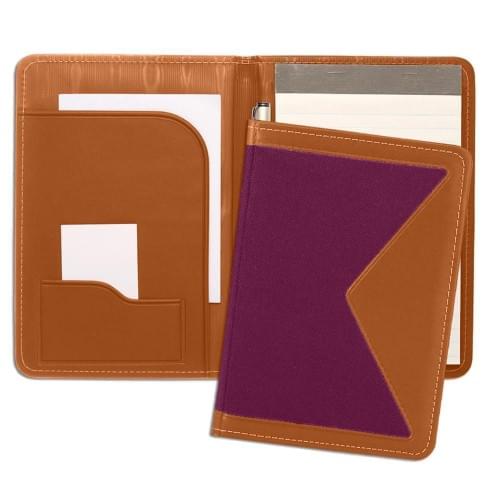 Edge Junior Folder-Matte-Tan / Burgundy