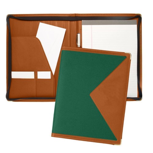 Edge Letter Zipper Folder-Matte-Tan / Hunter