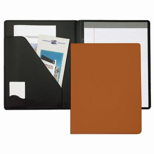 Superior Letter Folder-Faux Leather Vinyl-Tan