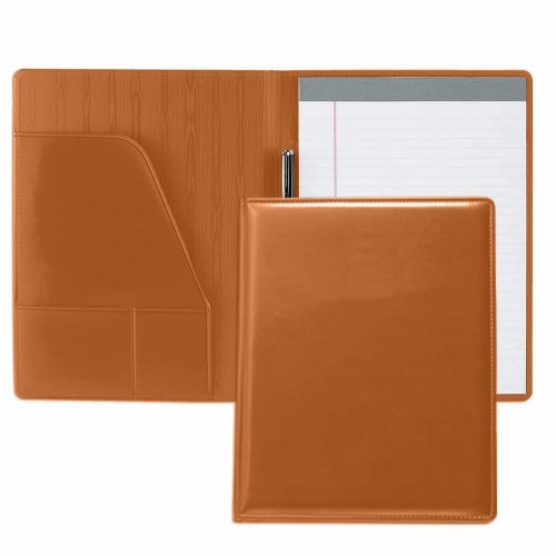 Grainedge Letter Folder-Faux Leather Vinyl-Tan