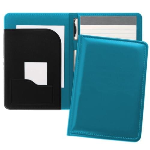 Grainedge Junior Folder-Faux Leather Vinyl-Turqoise