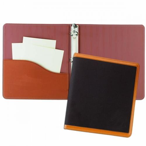 Edge Embroidered 1" Ring Binder