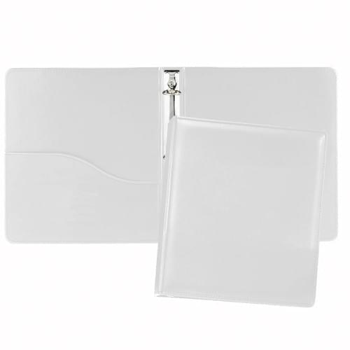 1" Lethredge Ring Binder-Polished-White
