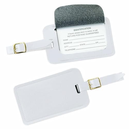Luggage Tag-Polished-White