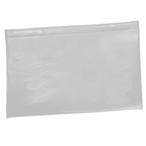 Stitched Briefcase-Faux Leather Vinyl-White Stitched Briefcase-Faux Leather Vinyl-White