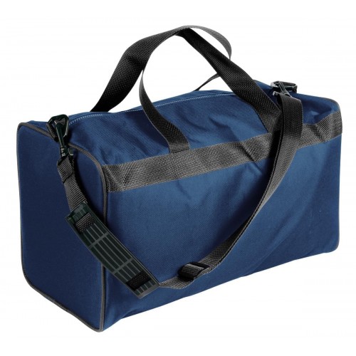 USA Made Nylon Poly Weekend Duffles, Navy-Black, WLKX31AAWR