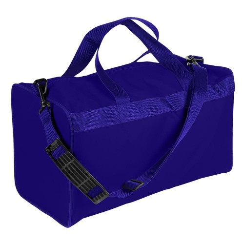 USA Made Nylon Poly Weekend Duffles, Purple-Purple, WLKX31AAY1