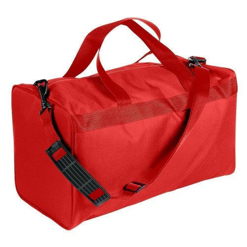 USA Made Nylon Poly Weekend Duffles, Red-Red, WLKX31AAZ2 USA Made Nylon Poly Weekend Duffles, Red-Red, WLKX31AAZ2