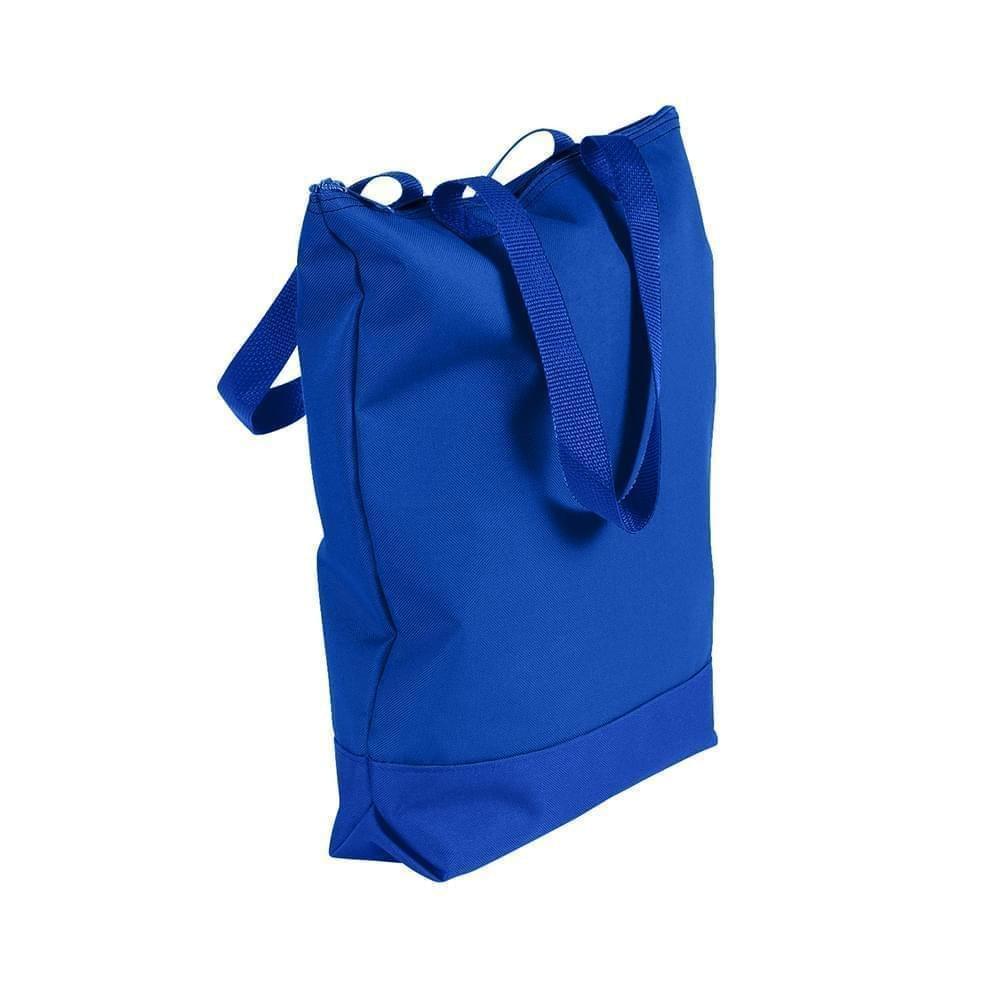 USA Made Poly Notebook Tote Bags, Royal Blue-Royal Blue, 1AAMX1UA03