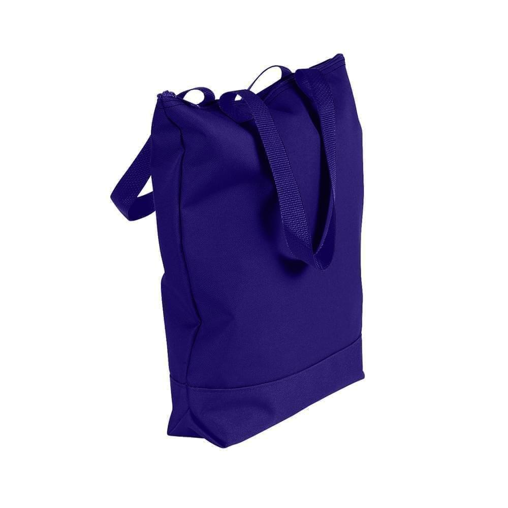 USA Made Poly Notebook Tote Bags, Purple-Purple, 1AAMX1UAY1